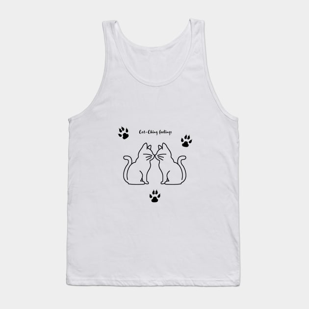 Cat Tank Top by Nanjibamorshed 